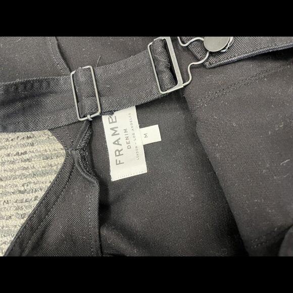 FRAME Denim 'Le High Pencil' Denim Overall Dress Medium - Picture 2 of 5